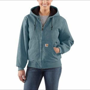 Blue Womens Canvas Carhartt Jacket